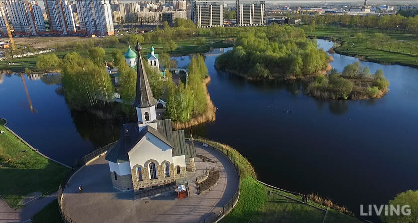 Пруды на «средней рогатке». Средняя рогатка в Санкт-Петербурге. ЖК средняя рогатка в Санкт-Петербурге фото двора.